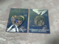 新品未使用 開かれた窓のセカイの初音ミク2種プロセカ缶バッジアクキーvol.3①
