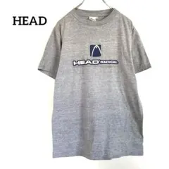 HEAD ヘッド Tシャツ M グレー ラジカル テニス 自重堂 レトロ 古着のサムネイル