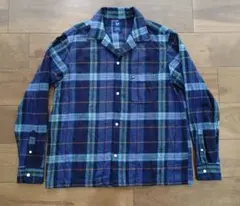 GAP　ギャップ　ネルシャツ　ネイビー系　サイズＳ（大きめ）　一回使用