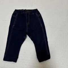 ブリーズ　デニム　8-9部丈パンツ　90cm インディゴ