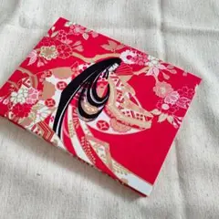 訳あり　御朱印帳見開き　白&ゴールド和紙　姫