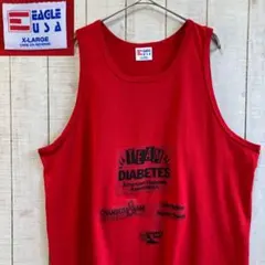 EAGLE USA ヴィンテージ タンクトップ XL レッド 赤 90s