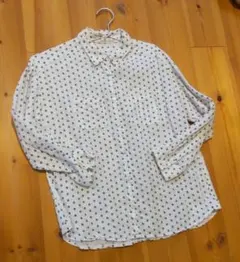 リネン100 % 長袖シャツ