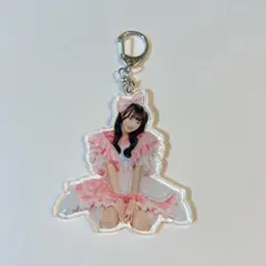 pixel ribbon 黒崎萌 アクリルキーホルダー おすわり リメイク - メルカリ