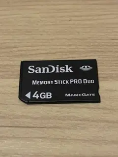 送料無料　SanDisk メモリースティックデュオ　4GB PSP