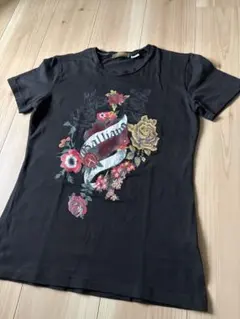 JOHN GALLIANO 　クラッシュ加工プリントTシャツ　M最終値下げのサムネイル