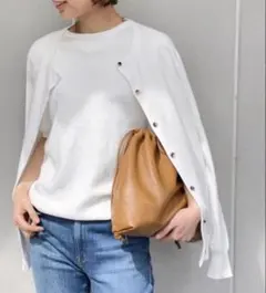 美品✨️ドゥーズィエムクラスEVERYDAY I LIKE コットンカーディガン Deuxieme Classe（ドゥーズィエムクラス）の「EVERYDAY I LIKE. クルー