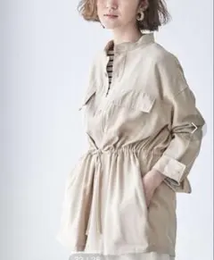 rope picnic❤︎ベージュ ミリタリージャケットMゆったりサイズ