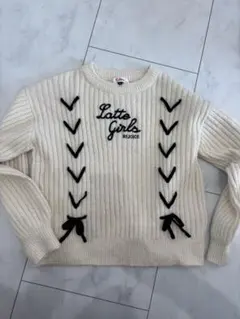 【期間限定出品】Pink Latte xsアイボリー セーター