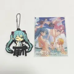 初音ミク キーホルダー カード 2点セット