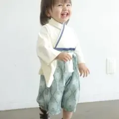 袴ロンパース 着物 七五三 セレモニー 50 60 70 男の子