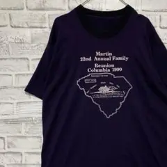 USA製90sヴィンテージTシャツ！シングルステッチ　パープル半袖古着XL 5