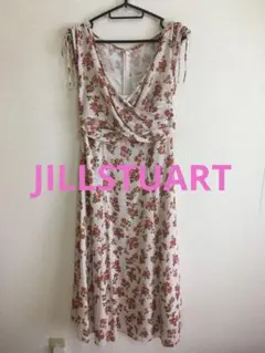 ジルスチュアート　花柄ロングワンピース