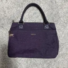 Kipling トートバッグ パープル