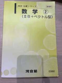 河合塾　2025 完成シリーズ　数学② テキスト