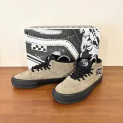 極美品　バンズ　スケートハーフキャブ 　オリーブ×ブラック　23.5センチ