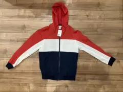 新品、未使用　H&M L.O.G.G. ナイロンジャケット トリコロール XS