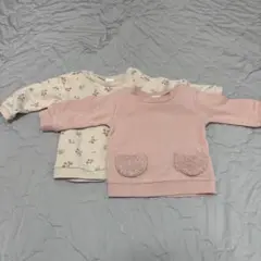 裏起毛トレーナー　2枚セット