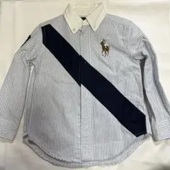 Ralph Lauren 長袖シャツ 3T ストライプ ラルフローレン