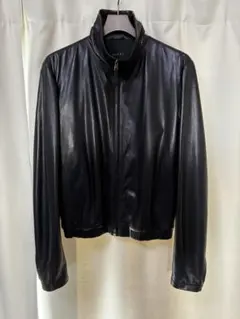 美品✨グッチ シングルライダースジャケット レザー×ナイロン シェリーライン 黒 2025年最新】GUCCI メンズ レザージャケット・ライダースの人気