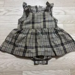 Polo Baby チェック柄ロンパース 80
