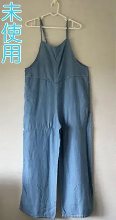 【新品未使用】クールデニムサロペット Samansa Mos2 blue