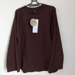 しまむら　tal.by yumi ラグラントレーナー　ブラウン