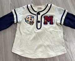 【匿名配送】ミキハウス 長袖Tシャツ 80 カットソー　ロンT