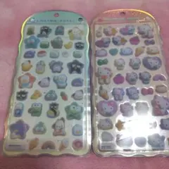 コットンパフィーシール ハローキティ サンリオキャラクターズ 2枚セット正規品