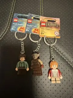 LEGO ホビット ロードオブザリング　キャラクターキーホルダー3点セット