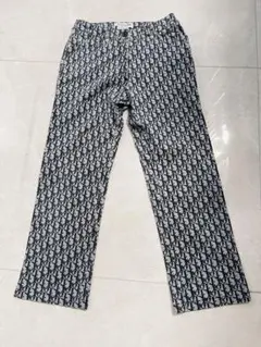 Christian Dior トロッターパンツ ロゴ総柄 デニム ヴィンテージ