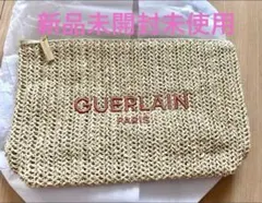 ゲラン　ベージュ 編みポーチ 新品未使用のサムネイル