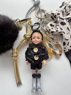 barbie チャーム バービードールチャーム バッグチャーム ぬいキー