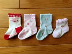 ミキハウス ベビー靴下 4足セット 11〜13cm