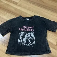Disgust Ordinary 半袖ショート丈Tシャツ ダークグレーのサムネイル