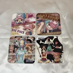 ワンピース 航海の軌跡 JF2016 アートコースター チョッパー4点セット