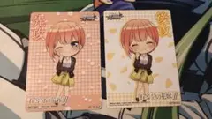 五等分の花嫁　中野一花　先攻後攻　ヴァイスシュヴァルツ