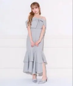 apres jour オフショルマーメイドリボンワンピース