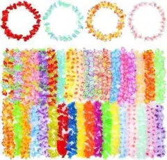 ハワイアンレイ 36本セット ハイビスカス飾り