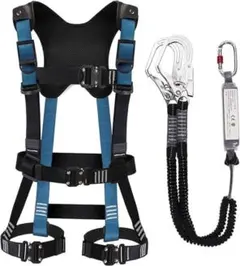 OBOROZUKI] フルハーネス安全帯 新規格 セット 墜落制止用器具 伸A