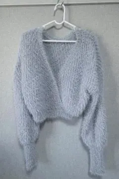 heather ラメニット　グレー