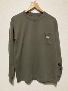 着用数回 ノースフェイス ポケット付ロンT XL