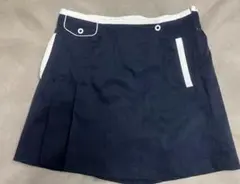 ASHWORTH アシュワース　ネイビー　ホワイトトリミング　キュロットSKのサムネイル