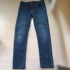 ユニクロメンズストレートジーンズ29（73センチ）インディゴブルー