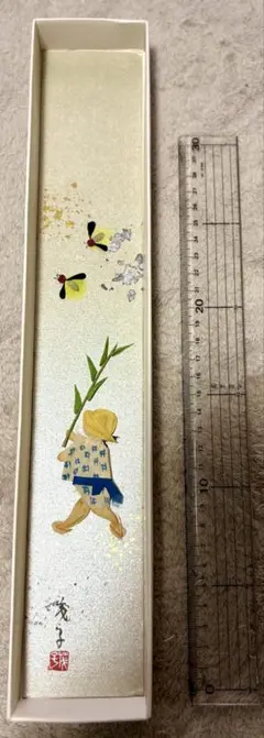 つまみ絵 ほたる狩