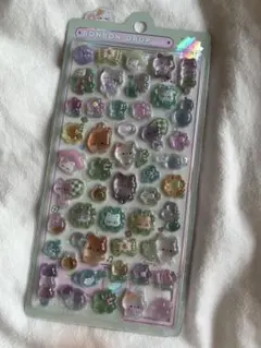 【匿名配送】ボンボンドロップシール　ねこねこボンボン