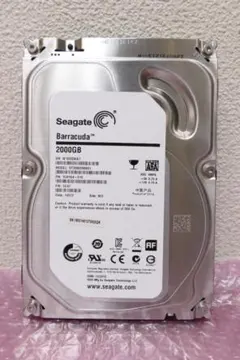 【正常判定】Seagate HDD 3.5inch SATA HDD 2TB