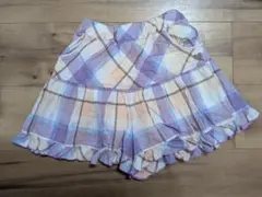 メゾピアノMezzoPianoショートパンツキュロット150サイズ綿100裏付き