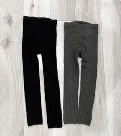 リブレギンス タイツ スパッツ 2枚セット　105