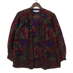 Yves Saint Laurent イヴサンローラン　花柄 ジャケットブラウス